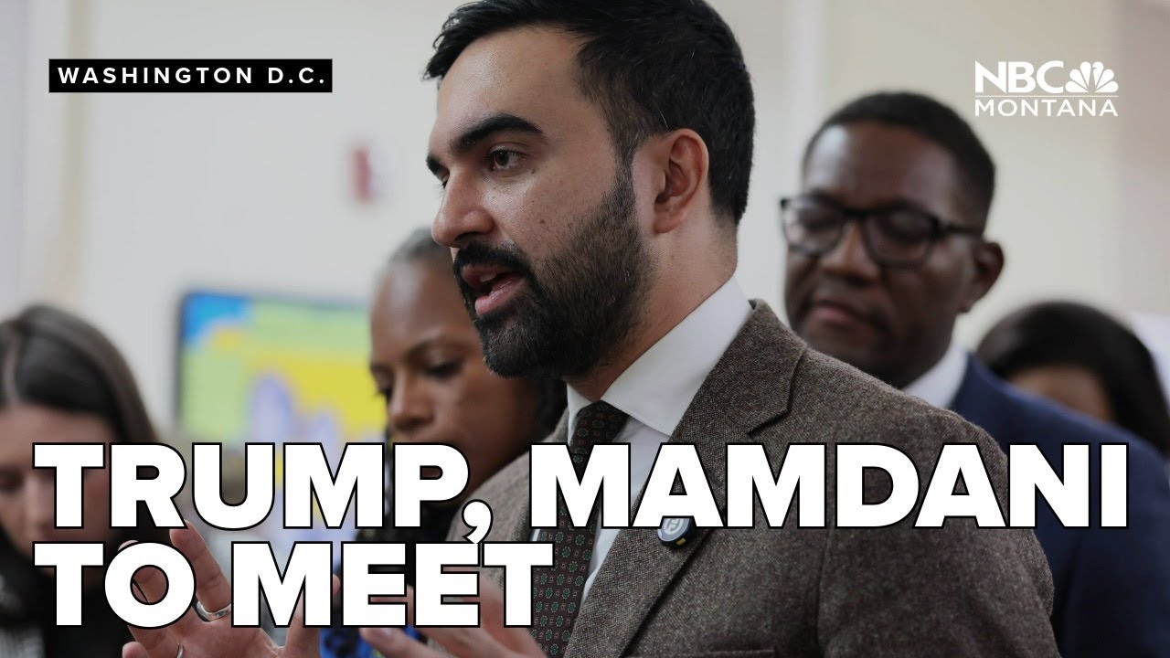 Trump to meet with NYC mayor elect Mamdani at the White House on Friday ...