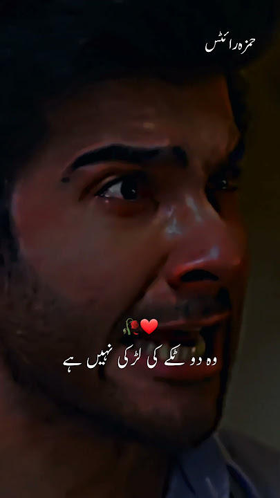 🥀 Wo do taky ki lrki nahi ha best dialogue #status #hamzawrites #ferozekhan