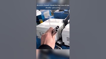 Double head chamfering machine, Outai Machinery #chamfering #machine