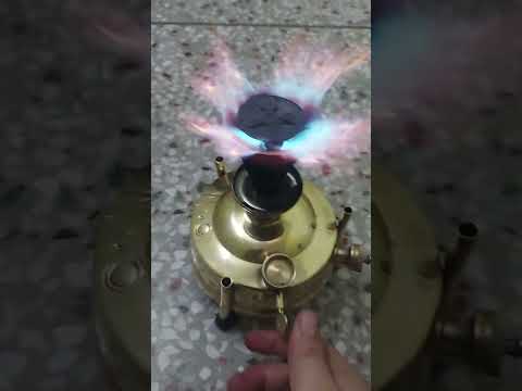 parrafin stove running