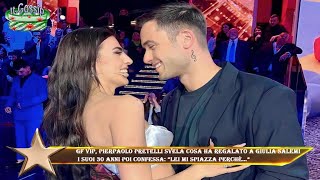Gf Vip, Pierpaolo Pretelli Svela Cosa Ha Regalato A Giulia Salemi I Suoi 30 Anni Poi Confessa Lei
