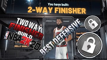 Best 2-Way Finisher Build on NBA 2K20! 44 Badge Upgrades!