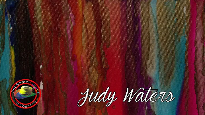 Resin painting techniques and tutorial with Judy W...