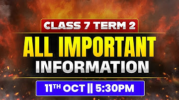 JUNOON Class 7 Term 2 || All Important Information 🚨