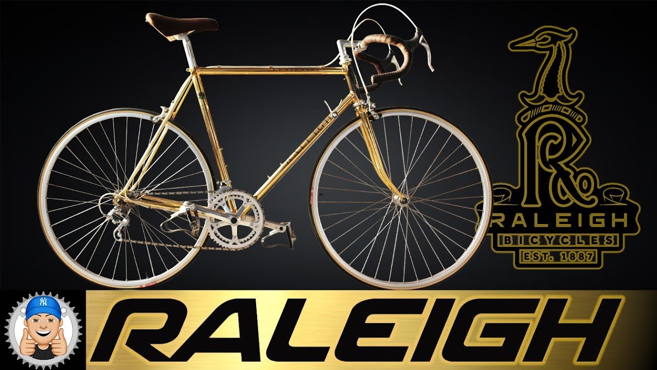 Gold Plated Raleigh Road Bike Special Centenary Edition