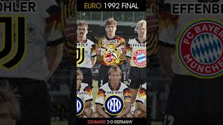 Denmark Vs Germany Euro 1992 Final