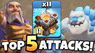 TOP 5 BEST TH11 ATTACK STRATEGIES and TH11 War Base with LINK | Clash of Clans screenshot 5