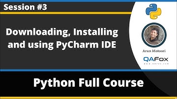 Downloading, Installing and Using PyCharm IDE (Python Tutorial - Part 3)