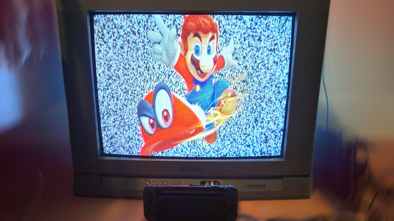 Nintendo Switch Games On A CRT TV
