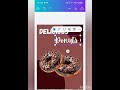 🍩 Sweet bites, happy vibes 😋Fresh Donuts = Perfect Mood ✨🍩 #canva #graphicsdesigner