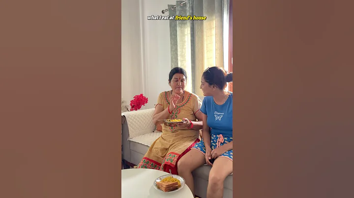 what i eat at *friend’s house*😋#ashortaday #foodie #whatieatinaday #friendshouse #foodvlog #shorts