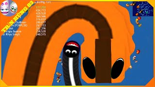 🐍WORMSZONE.IO | GIANT SLITHER SNAKE TOP 01 / Epic Worms Zone Best Gameplay! | Trần Hùng 83