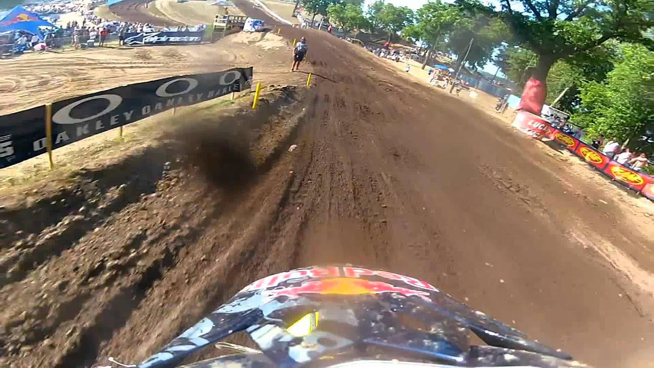 GoPro HD James Stewart Full Moto 2 Red Bud 2012 Lucas Oil Pro Motocross Championship