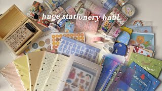 huge stationery haul ✨