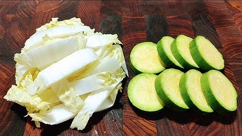 💚배추와 애호박을 이렇게 했더니 너무 맛있어서 매일 이것만 먹어요‼️👍💯