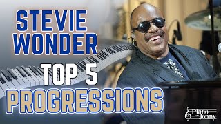 The Top 5 Stevie Wonder Chord Progressions - YouTube
