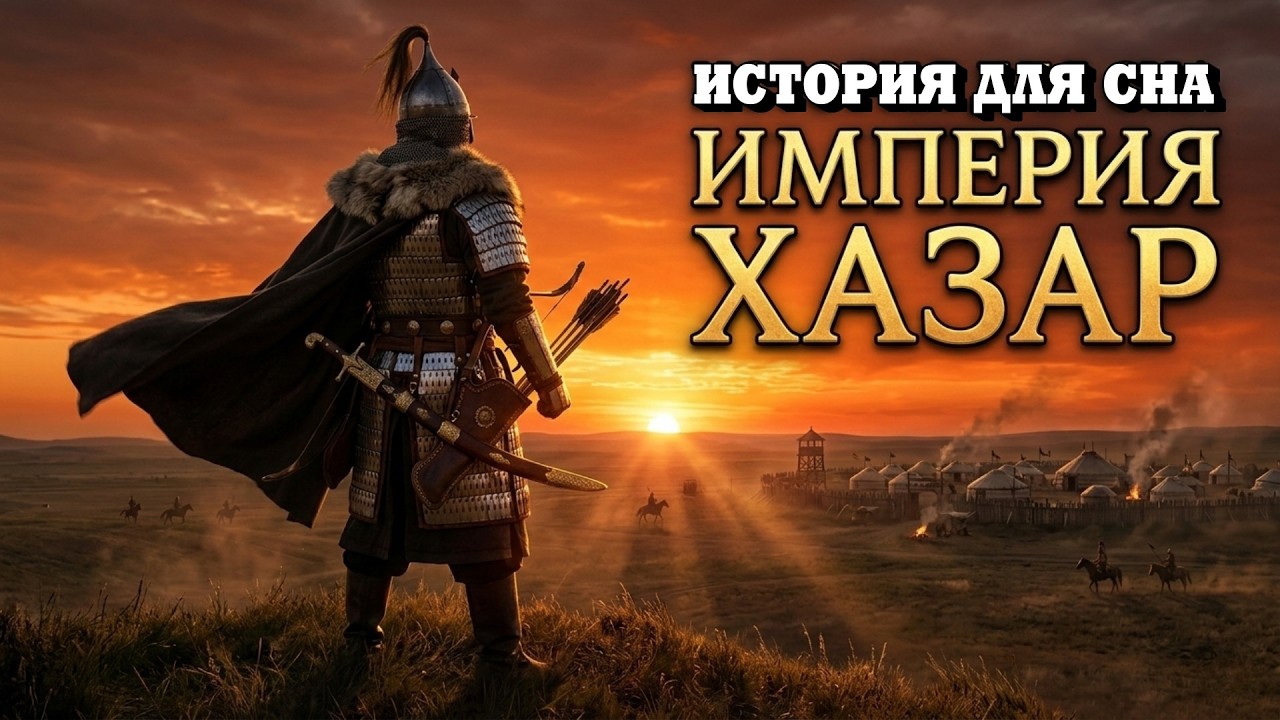 🤯 ВЕЛИКАЯ СУДЬБА ХАЗАРСКОГО ГОСУДАРСТВА | СЕКРЕТЫ ХАЗАРИИ | История для сна