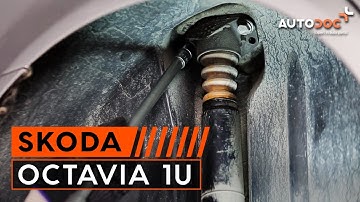 Hoe een schokdempers achteraan vervangen op een  SKODA OCTAVIA 1U HANDLEIDING | AUTODOC