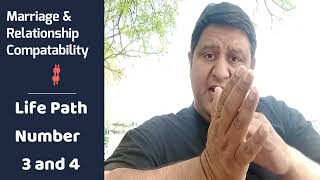 Compatibility Between Life Path Number 3 and Life Path Number 4| Numerology Reading by Kunal kalra