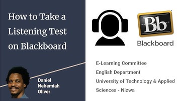 Listening Exam on Blackboard