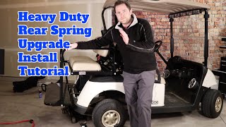 EZGO RXV Golf Cart | Heavy Duty Dual Action Rear Leaf Spring Upgrade | BetterPlayGolf