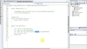 Create first Webservice with asp.net