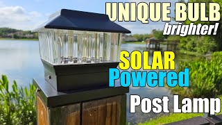 Brighter Solar Fence Post Lamp | Light your fence or post with a solar post light! *ONLSITY