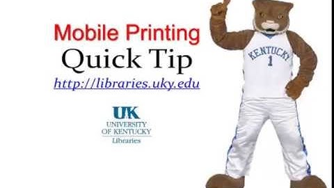 Mobile Printing Help