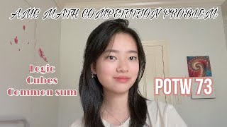 AMC Math Problem: LOGIC, CUBES (Question of the week 73)