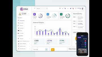Crmi Admin - CRM Ui Framework With Software Dashboard Design