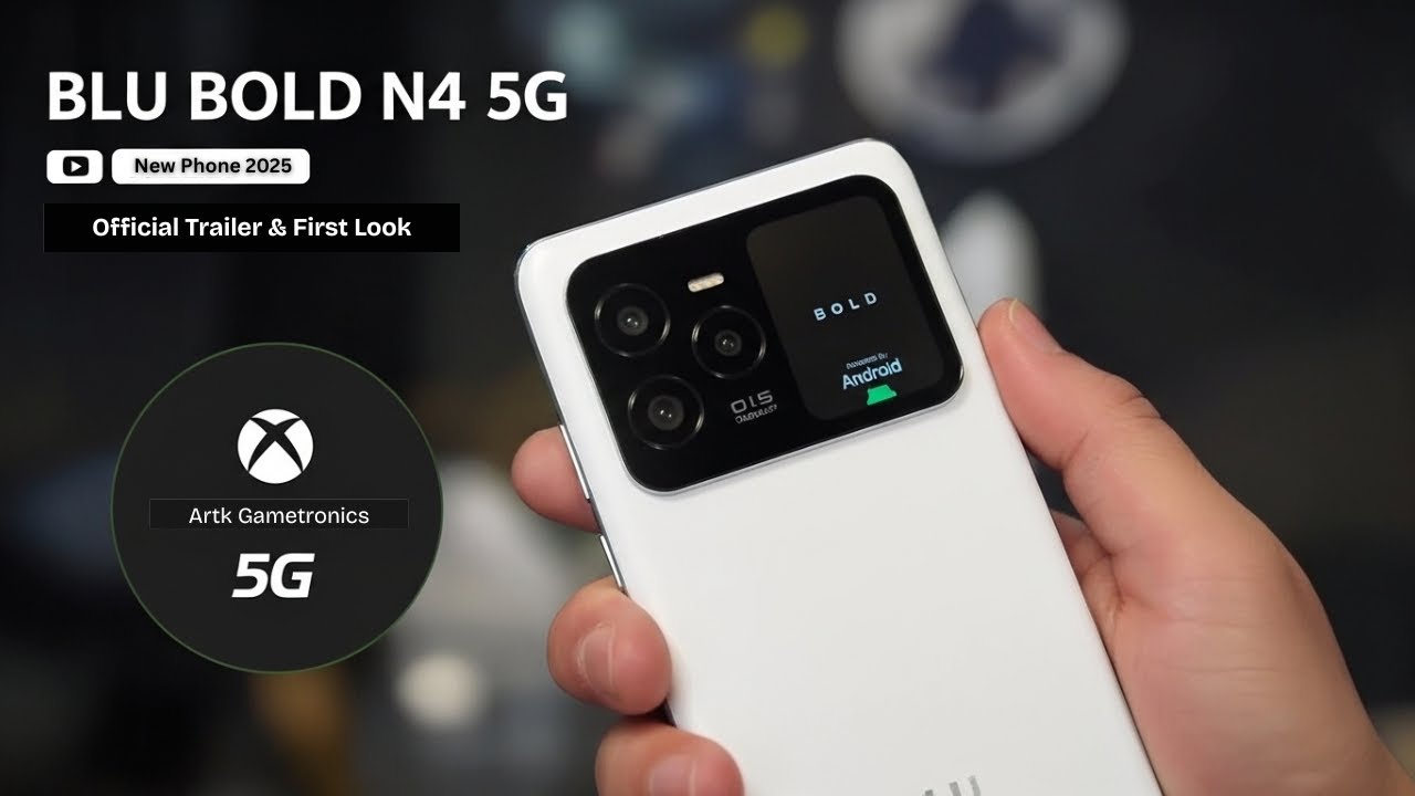 BLU BOLD N4 5G 2025 – Official Trailer & First Look  Bold Design Meets 5G Power!