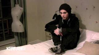 Ville Valo in bed answers questions LOL - sexy Ville says RRRRRomantic so SEXY!