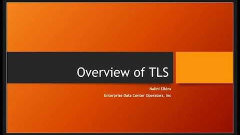 What is TLS 1.3?