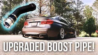 UPGRADED BMW F30 BOOST PIPE INSTALL!