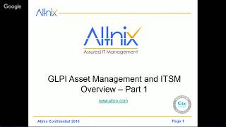 GLPi Asset Management and ITSM (English)- Part 1