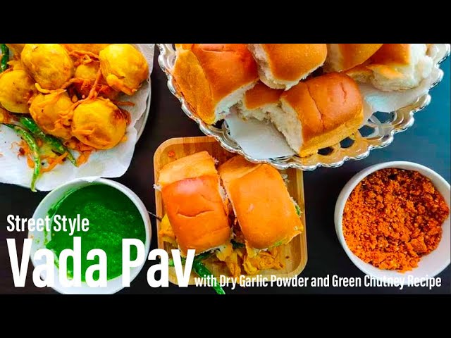 Street Style Vada Pav Recipe | Dry Garlic Chutney Recipe | Best Bites