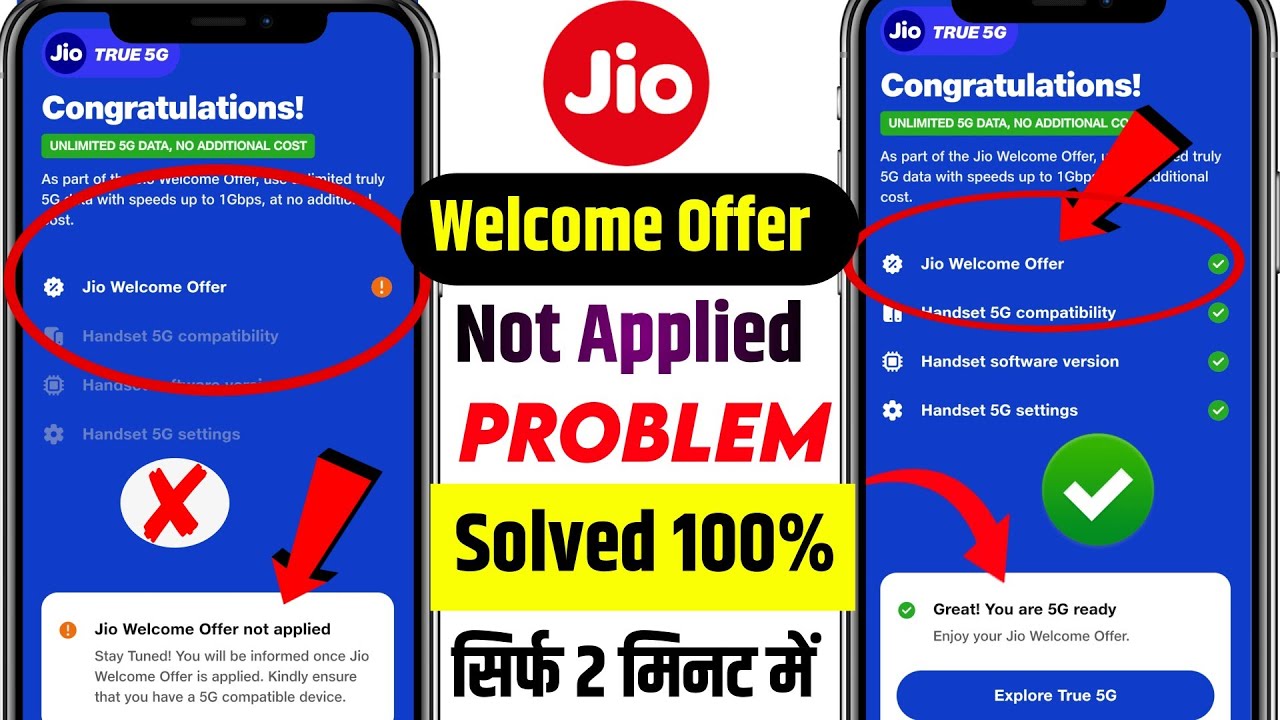 Jio Welcome Offer Not Applied Problem Solved Jio 4g To 5g Update jio-welcome-offer-not-applied-problem-solved-jio-4g-to-5g-update