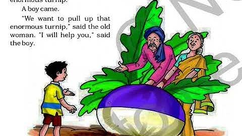 Class 3 NCERT/English The Enormous Turnip Pt1 Video of CBSE syllabus in KV (Kendriya Vidyalaya)