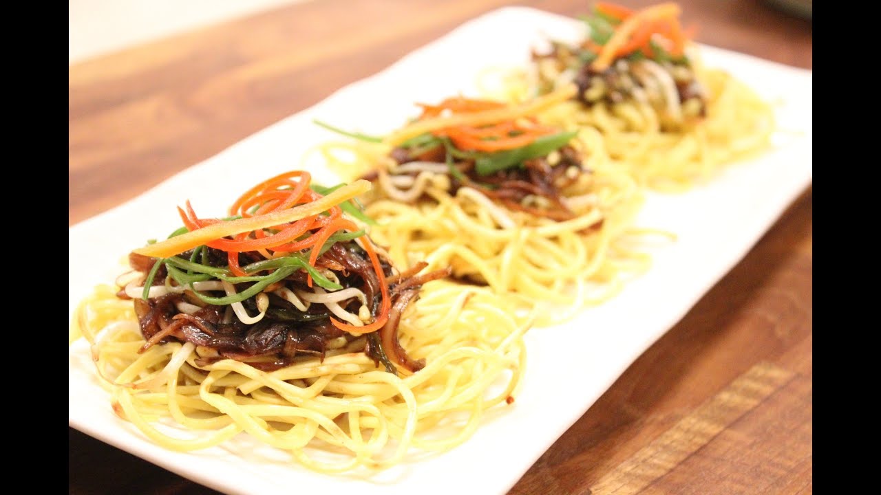 Cantonese Style Pan Fried Noodles