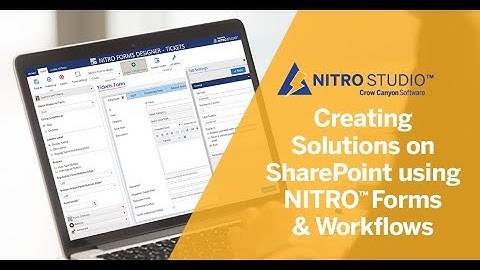 Creating Solutions on SharePoint using NITRO Forms and Workflows