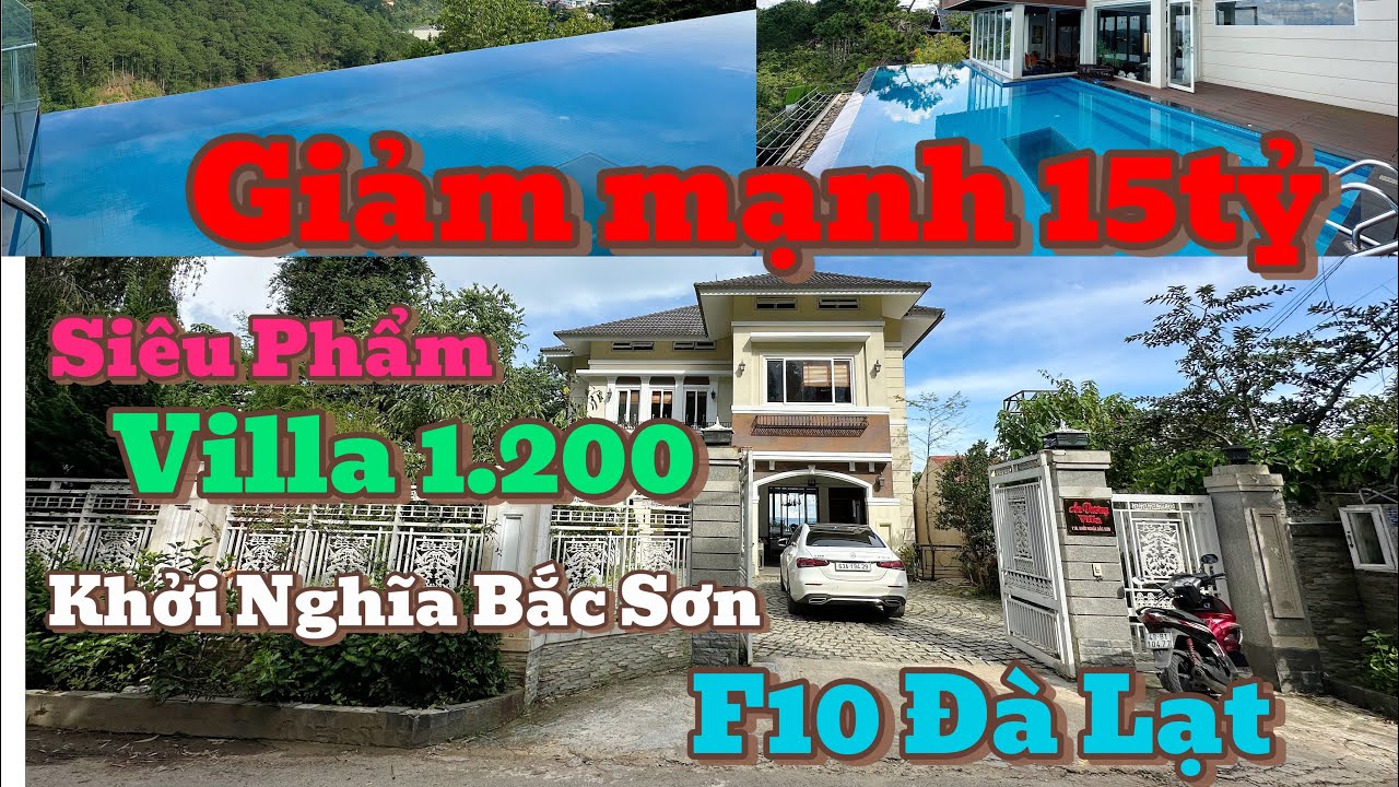 Siêu phẩm Villa Đà Lạt 1.200m | Khởi Nghĩa Bắc Sơn | Giảm mạnh 15tỷ | Nhà Đất Đà Lạt T180 |