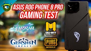 ROG Phone 8 Pro Gaming Test | Genshin Impact, Honkai: Star Rail, PUBG & COD: Mobile