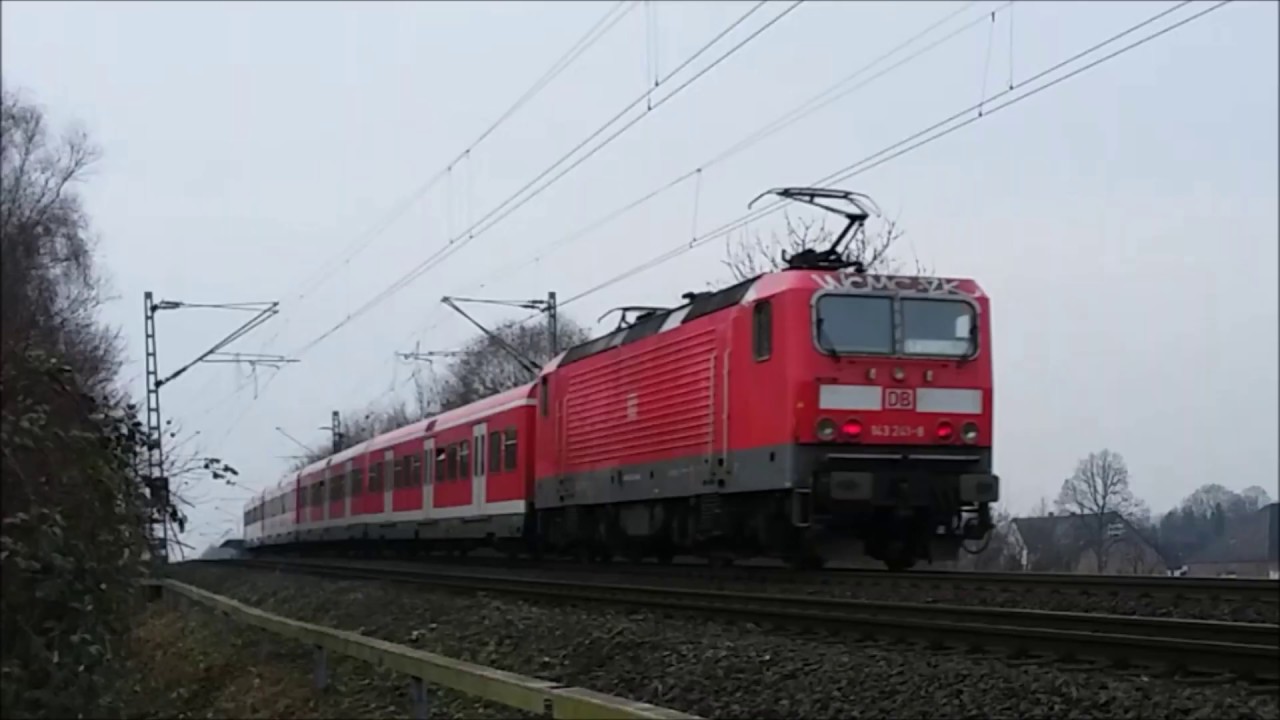 x-Wagen ersatz mit Br143 auf der S1 zwischen Dortmund und Bochum Hbf