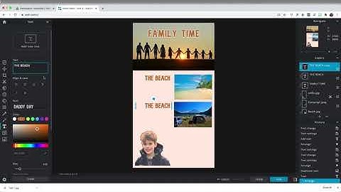 Create simple poster in pixlr.com for beginners
