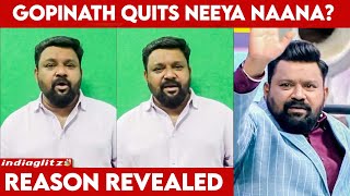 Neeya Naana Show விட்டு விலகிட்டாரா Gobinath? Reason Why? | Vijay TV Debate show