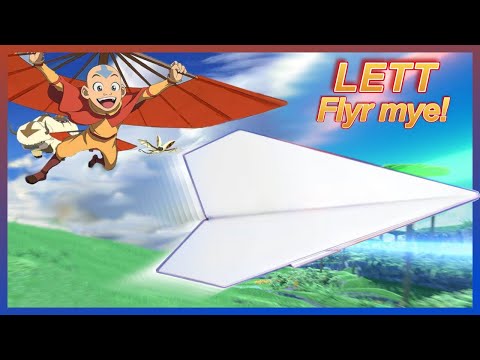 DIY ✈️ How to make an  Easy Paper Airplane - Flies a Lot ✈️