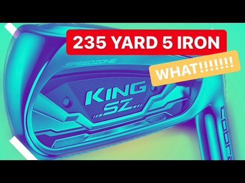 COBRA SPEEDZONE IRONS 235 YARD 5 IRON BOMBS WHAT