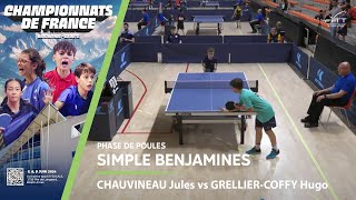 Jules CHAUVINEAU vs Hugo GRELLIER-COFFY | FRANCES BENJAMINS 2024