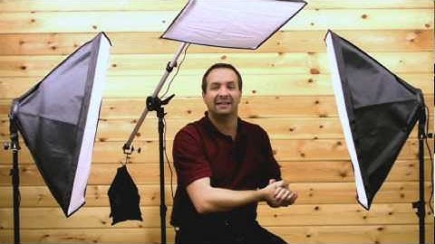 Three point lighting, Video softbox lighting tutorial with Gavin Hoey