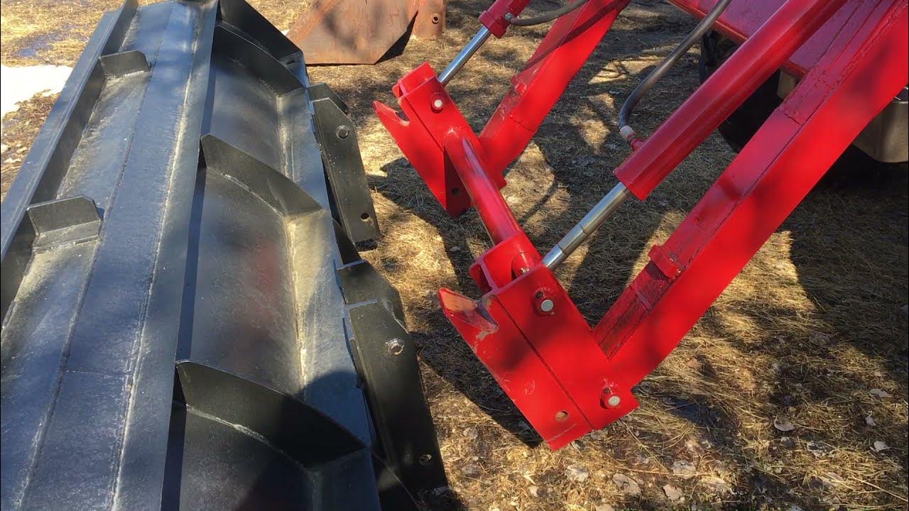 MASSEY FERGUSON 274 Bucket Quick Attach YouTube